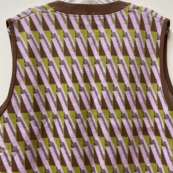 New Women’s Maeve Vera Jacquard Sweater Vest By Anthropologie!!🔥🔥🔥 - Picture 11 of 15